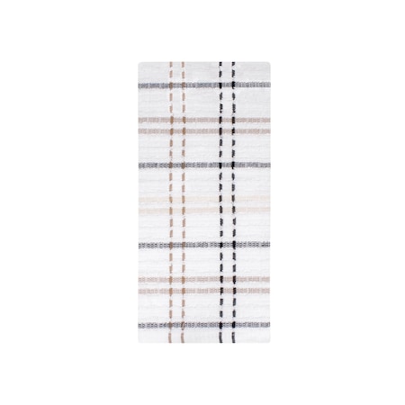Ritz Royale Check Kitchen Towel 100% Cotton Terry Latte/Black/Mocha, PK12 13085